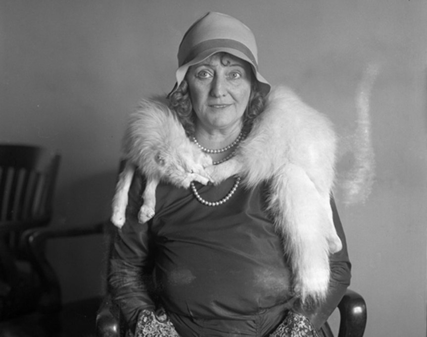 Dolly Oesterrich, en una foto tomada en los años 30.