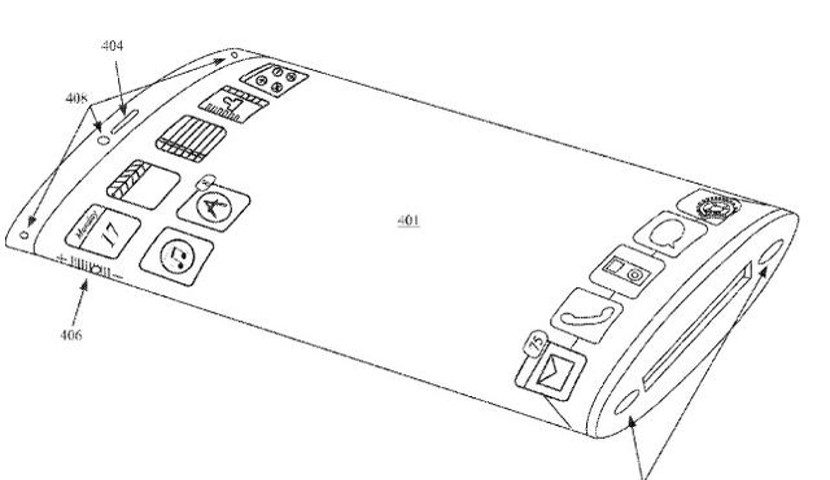 Patente iPhone cilíndrico