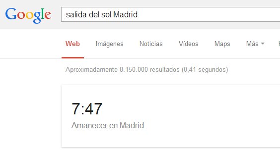 salir el sol