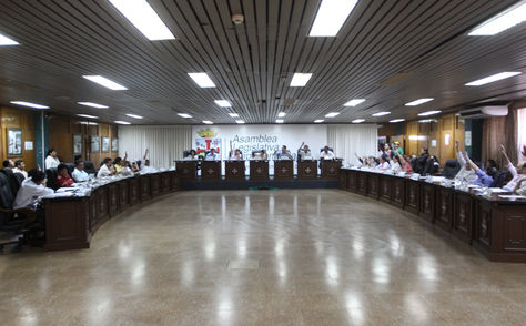 Una sesión pasada del Legislativo cruceño. Foto: www.santacruz.gob.bo