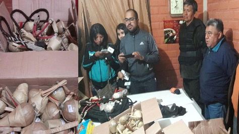 La Policía incauta explosivos preparados. Asegura que estaban destinados a la protesta de la COB en Cochabamba