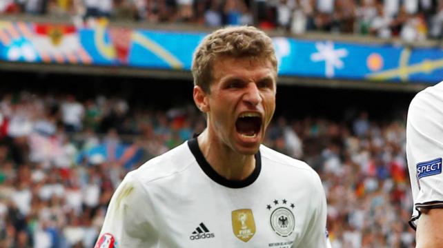 Thomas Müller es la figura de la selección alemana, el público espera que brille. Foto: Reuters %image_alt%