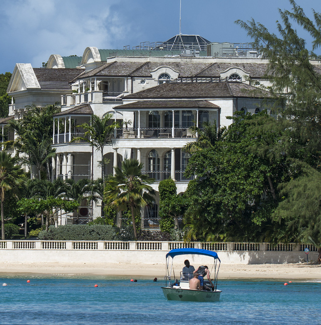 La mansión de Rihanna en Barbados.
