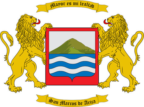 El escudo de armas de la ciudad de Arica, Chile. Foto: internet