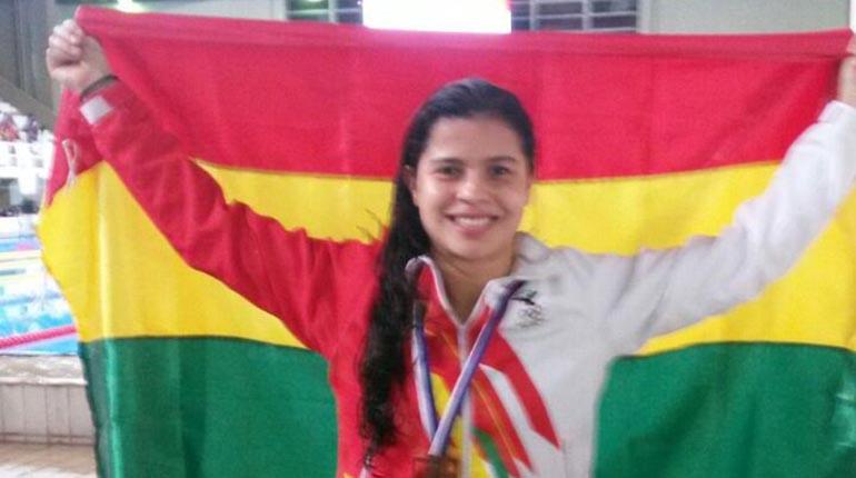Karen Tórrez, la nadadora cochabambina. | Foto archivo | Karen Tórrez