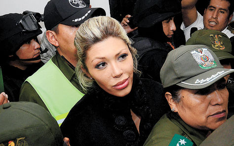 Gabriela Zapata en juzgados. Foto: APG - archivo