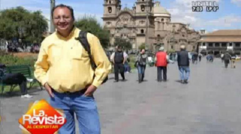 El periodista de Unitel, Christian Sailer. | Foto: Unitel