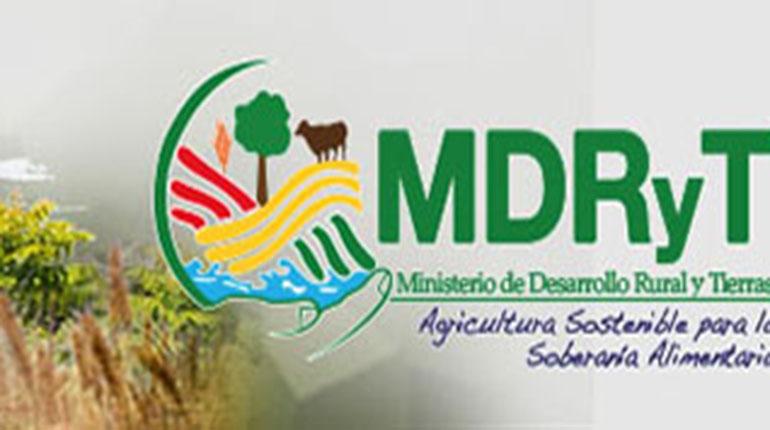 El Ministerio de Desarrollo Rural y Tierra. | www.ruralytierras.gob.bo