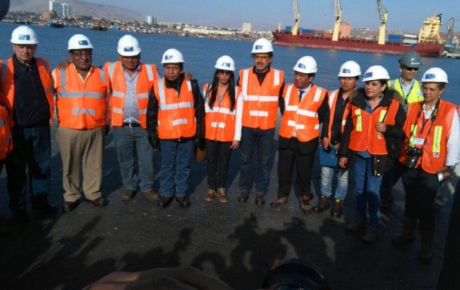Tensión entre comitiva boliviana y Puerto de Arica por las tarifas y otros cobros Tensión entre comitiva boliviana y Puerto de Arica por las tarifas y otros cobros