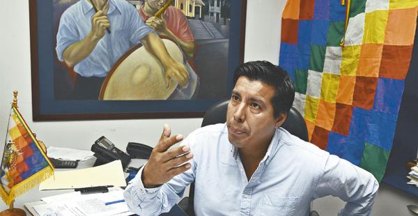 Jaime Cabrera, durante uno de sus cortos periodos como alcalde