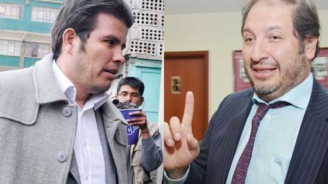 Los abogados Williams Sánchez y Wálter Zuleta