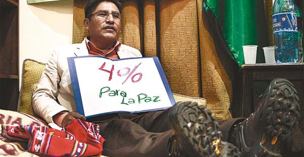 Patzi no quiere conformarse con solo Bs 228 millones anuales que le da el poder central
