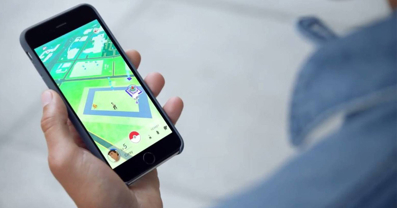 Pokemon GO en un iPhone