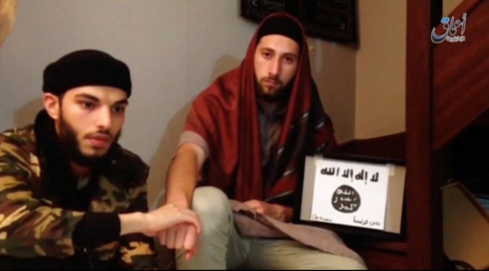 Abdel-Malik Nabil y Adel Kermiche, el día del asalto a la iglesia en Normandía. Abdel-Malik Nabil y Adel Kermiche, el día del asalto a la iglesia en Normandía.