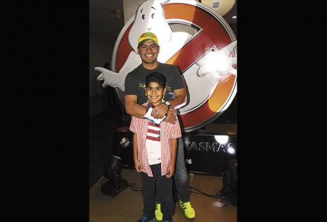Puntuales. Álvaro Retamozo y su hijo, Alejandro