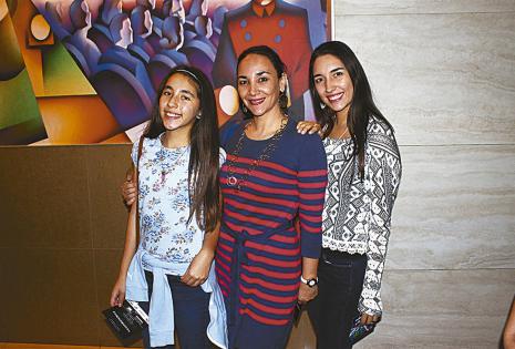 Sofía Rodríguez, Zeina Chequer y Ana Camila Rodríguez
