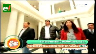 Leyes pide al TSJ resguardar infraestructuras municipales en Pacata