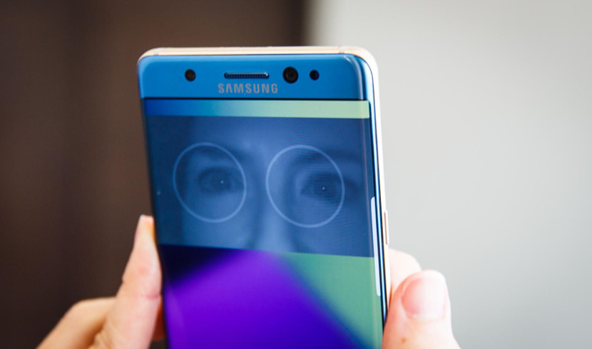 Escáner de Iris del Note 7