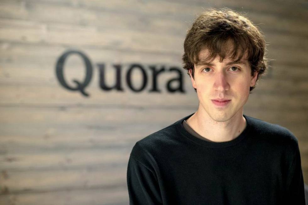Adam D'Angelo, fundador y consejero delegado de Quora. Adam D'Angelo, fundador y consejero delegado de Quora.