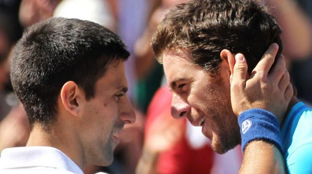 Djokovic tiene un récord de victorias sobre el argentino Del Potro. Se volverán a topar en Brasil. Foto: Internet %image_alt%