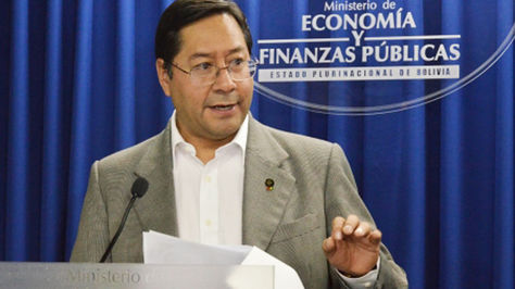 El ministro de Economía, Luis Arce 