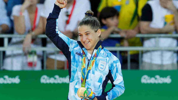 Paula Pareto, campeona olímpica en judo en Río de Janeiro 2016.Foto: Lorena Lucca