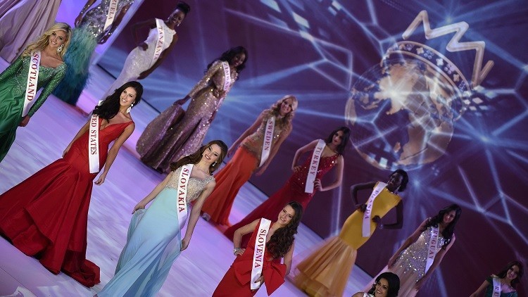 Finalistas del certamen Miss Mundo 2014 en Londres, Reino Unido, el 14 de diciembre de 2014.