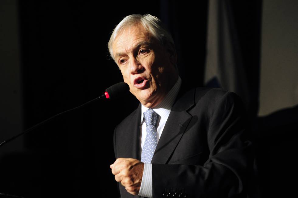 El expresidente de Chile, Sebastián Piñera, durante una conferencia en Buenos Aires el 4 de abril de 2016.