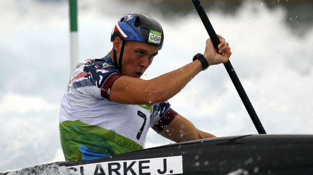 Joseph Clarke en plena competencia en los Juegos Olímpicos. Foto: Reuters %image_alt%
