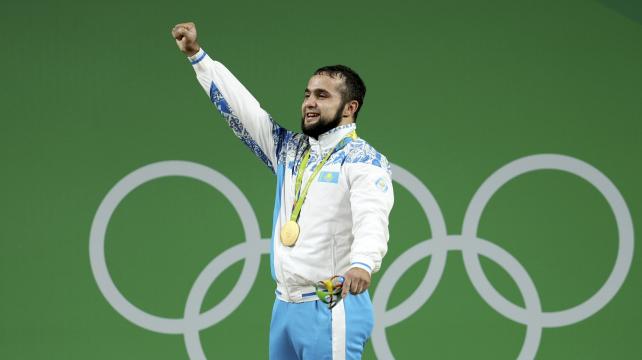 El Kazajistán Nijat Rahimov se consagró como el mejor de su categoría. Foto: Reuters %image_alt%