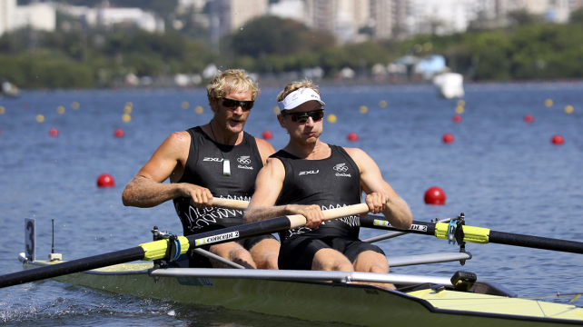 Eric Murray y Hamish Bond registraron un tiempo de 6 minutos, 59 segundos y 71 centésimas. Foto: Reuters %image_alt%