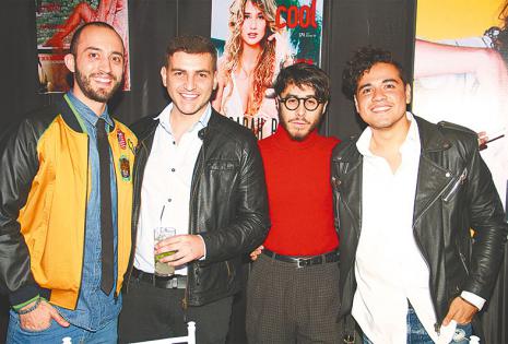 /del mundo de la moda, los eventos y la fotografía.  Daniel Ghetti,  Wálter Antelo, Gustav Gegena Y Marco Gutiérrez