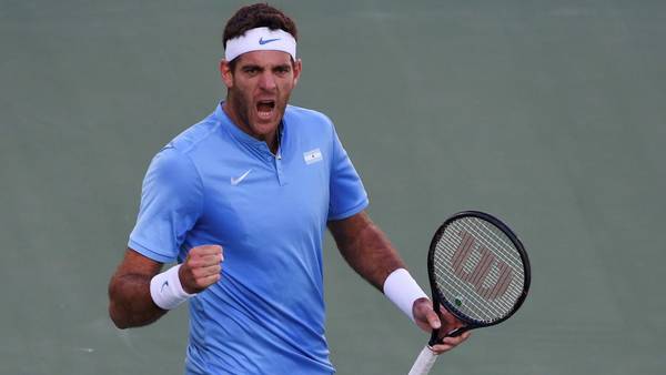 Del Potro le ganó a Nadal y los famosos celebraron en Twitter.