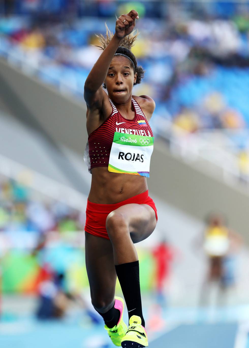 La atleta venezolana Yulimar Rojas La atleta venezolana Yulimar Rojas
