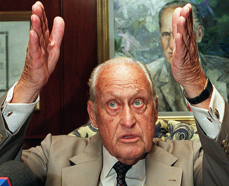 Havelange, un ícono de la dirigencia del fútbol mundial. Foto: AFP