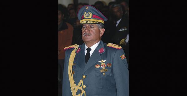 El viceministro de Defensa, Luis Aramayo, es general retirado de las Fuerzas Armadas