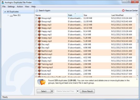 Auslogics Duplicate File Finder