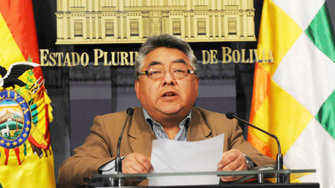 El viceministro de Régimen Interior y Policía, Rodolfo Illanes.
