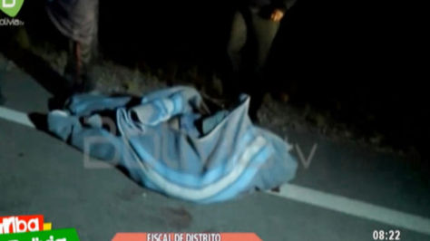 El cuerpo del viceministro de Régimen Interior y Policía, Rodolfo Illanes, fue encontrado en la carretera La Paz-Oruro. Captura de Bolivia TV.