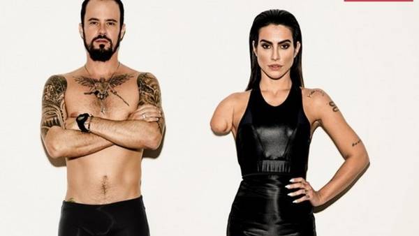 Los actores y el Photoshop de la polémica.