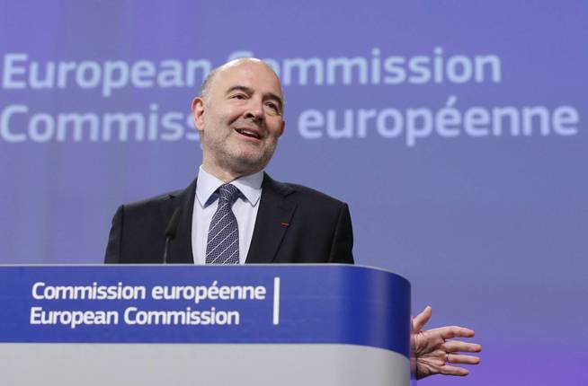 El comisario europeo de Asuntos Económicos y Financieros, Pierre Moscovici. (EFE)