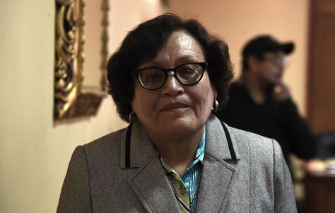 Teresa Subieta, representante de la Defensoría del Pueblo en La Paz.