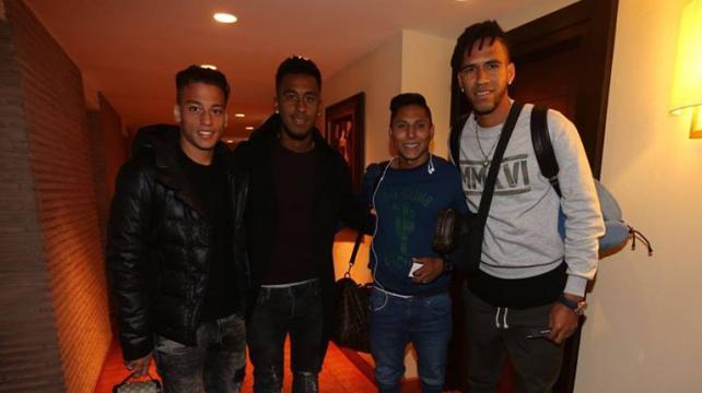 Benavente, Tapia, Ruidíaz y Gallese se unieron al hotel de concentración en Cusco. Foto: FPF %image_alt%