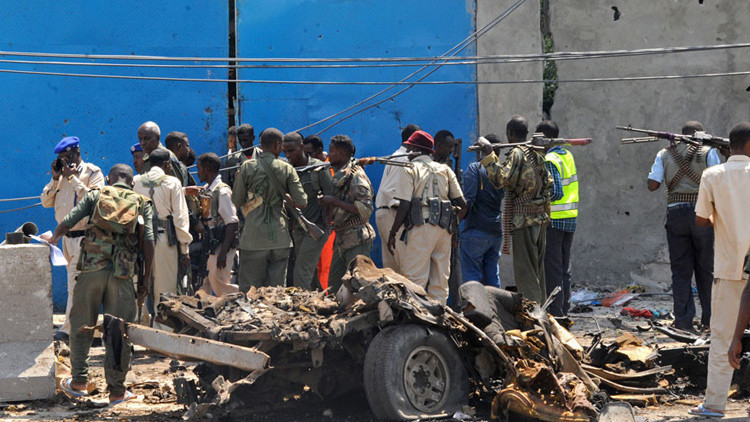 Explosión de coche bomba en Mogadiscio, capital de Somalia.