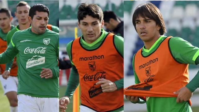 Flores, Raldes y Martins, tres de los pilares de la selección. Foto. APG %image_alt%