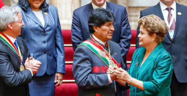 Fue la última mandataria en arribar al país para la posesión de Evo Morales y la primera en irse.