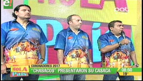 Los Chabacos presentaron su primera casaca carnavalera