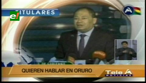 Titulares de TV: Ministro Romero anuncia querella contra cooperativistas mineros por secuestrar a policías