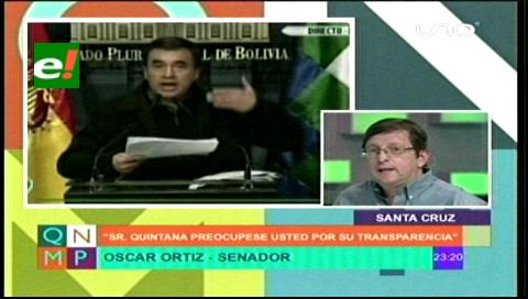 Ortiz le pide a Quintana que haga aparecer el teléfono “perdido” con los chats de Zapata