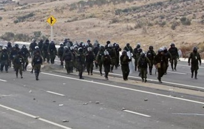 El Gobierno analizó una intervención militar durante el conflicto minero